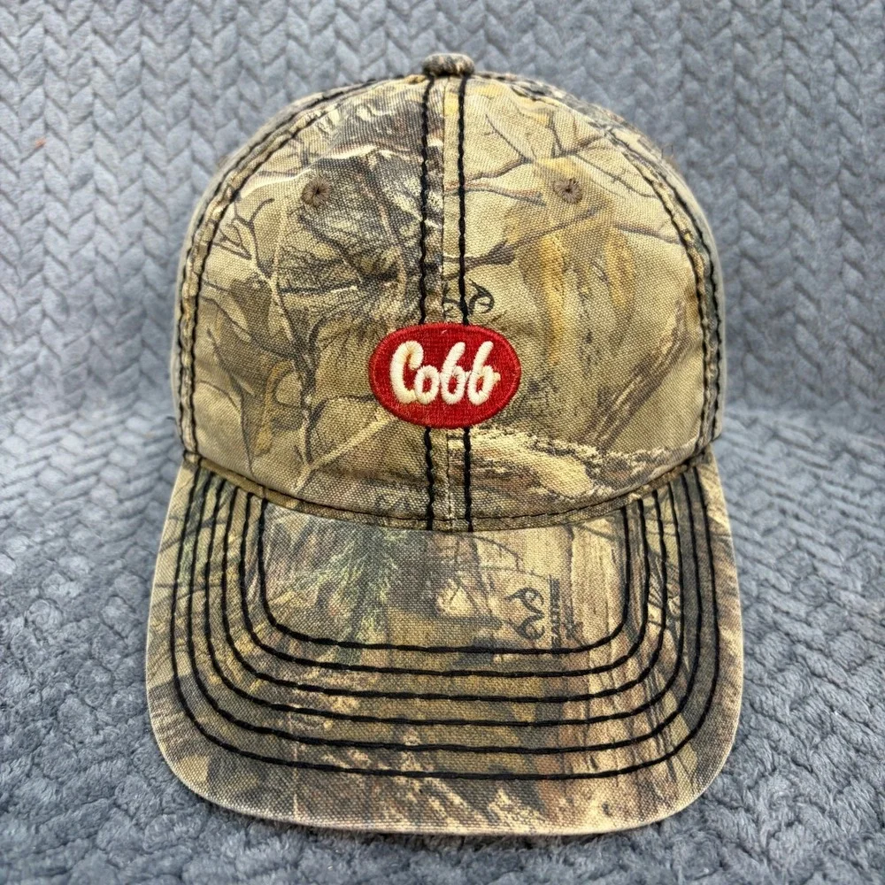 Cobb Realtree Camo Baseball Hat Adjustable Hunting Fishing Cap Camouflage 0734